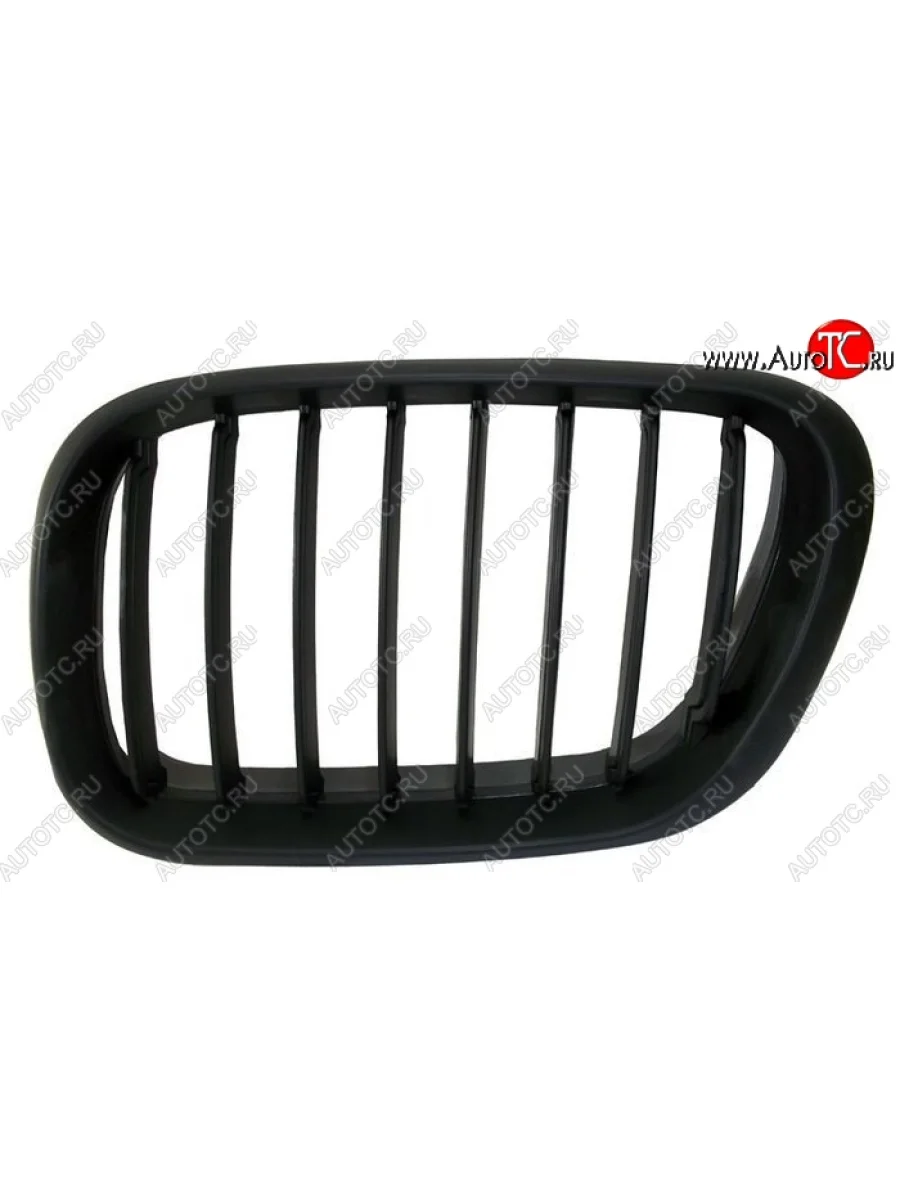 Левая решетка радиатора SAT BMW X5 E53 дорестайлинг (1999-2003) (Черная)  в Самаре Самарской области