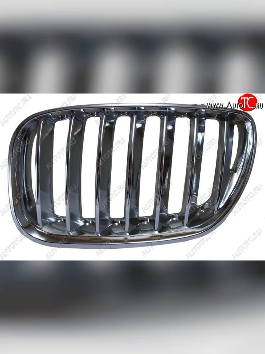 Решетка радиатора SAT (хром, рестайлинг) BMW X5 E53 рестайлинг (2003-2006) (Неокрашенная)  в Керчи Республика Крым