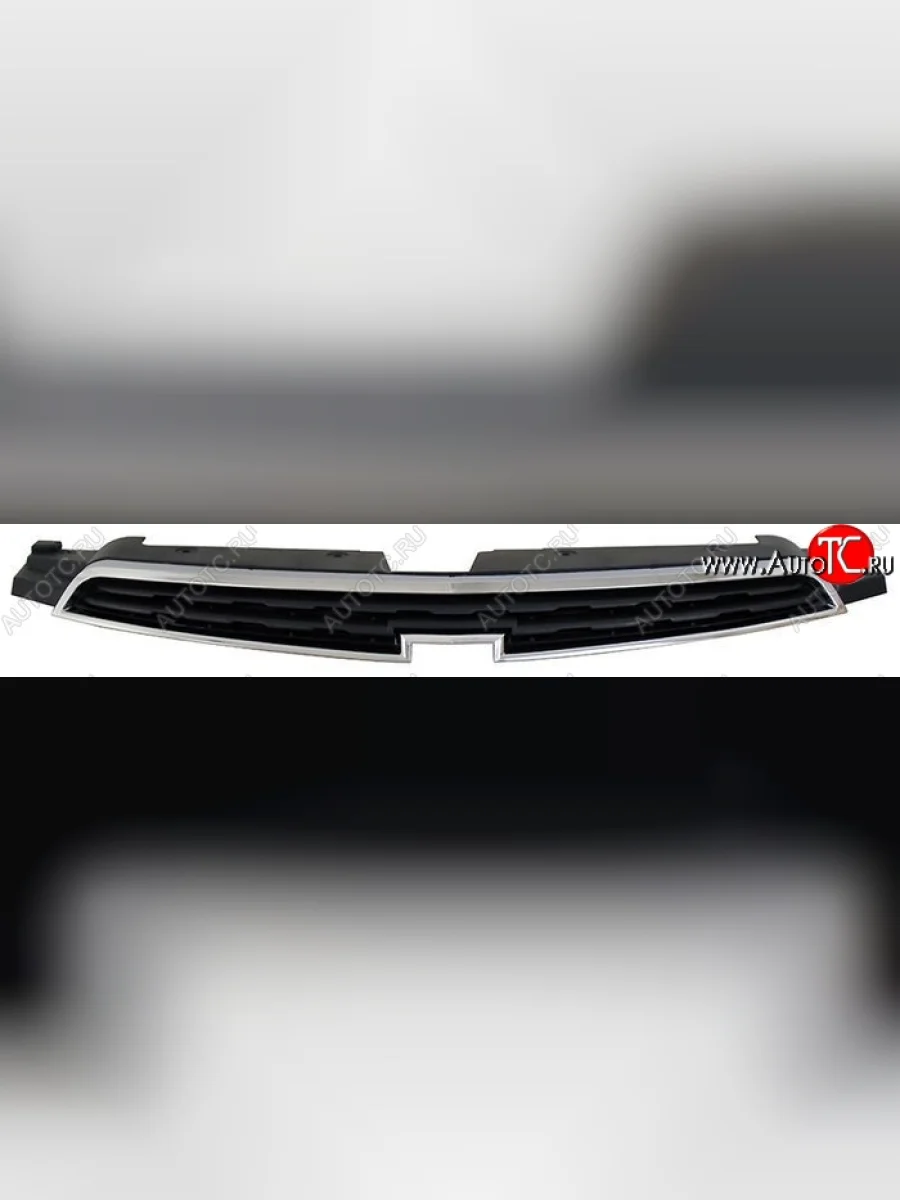 Решетка радиатора SAT (верхняя часть) Chevrolet Cruze J308 универсал рестайлинг (2012-2015) (Неокрашенная)  в Керчи Республика Крым