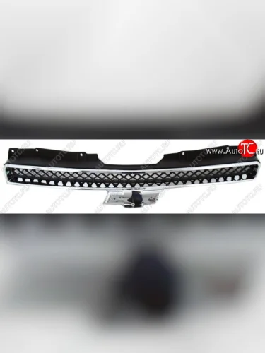 Решётка радиатора SAT (верхняя, хром) Chevrolet Tahoe GMT900 5 дв. (2006-2013)