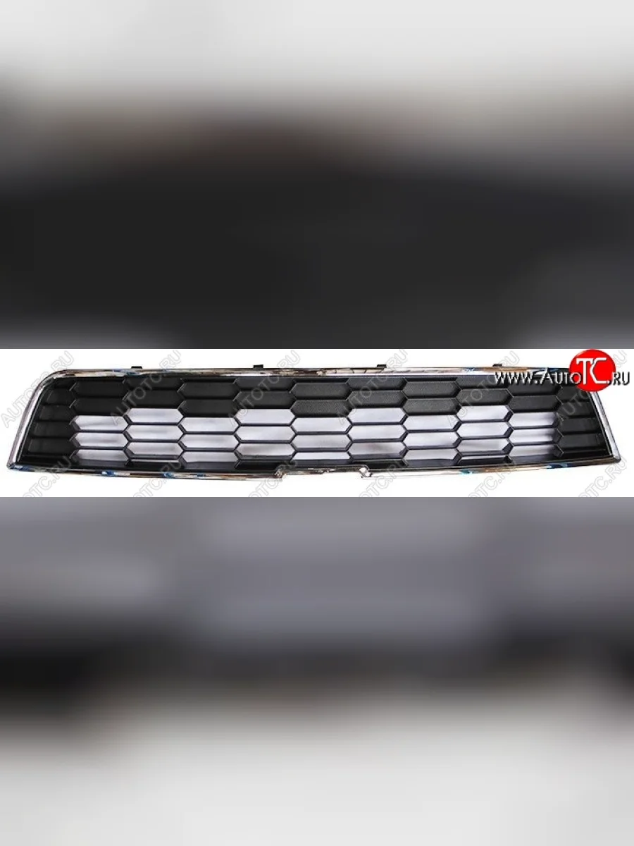 Решётка радиатора SAT (верхняя) Chevrolet Aveo T300 хэтчбек (2011-2015) (Неокрашенная)  в Самаре Самарской области