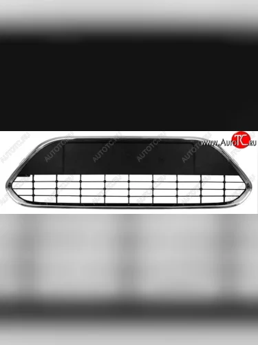 Вставка в центральную часть бампера SAT (с молдингом) Ford Focus 2 хэтчбэк 3 дв. рестайлинг (2007-2011)