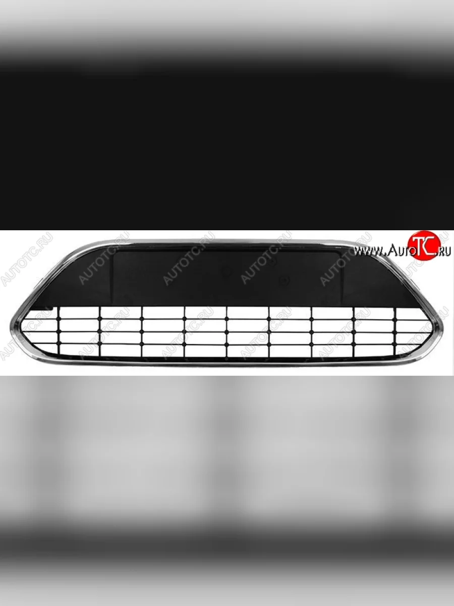 Вставка в центральную часть бампера SAT (с молдингом) Ford Focus 2 хэтчбэк 3 дв. рестайлинг (2007-2011)  в Керчи Республика Крым