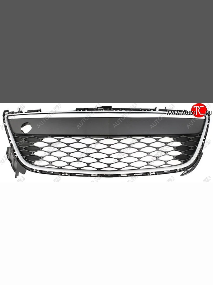 Вставка центрального воздухозаборника SAT (в сборе, с хром молдингом) Mazda CX-7 ER рестайлинг (2010-2012)  с доставкой в г. Керчь