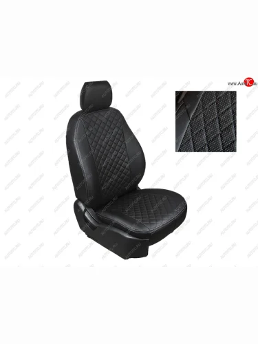 Чехлы Seintex (экокожа/ромб) Mitsubishi ASX дорестайлинг (2010-2012)