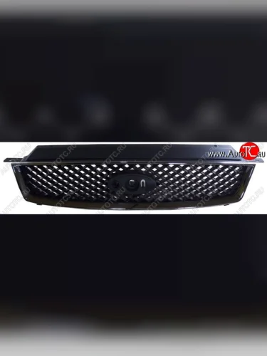 Решётка радиатора SAT (Черная с хромом) Ford C-max Mk1 доресталинг (2003-2007)