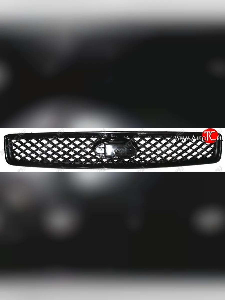 Решётка радиатора SAT Ford Fusion 1 хэтчбэк дорестайлинг (2002-2005) (Неокрашенная)  с доставкой в г. Пермь