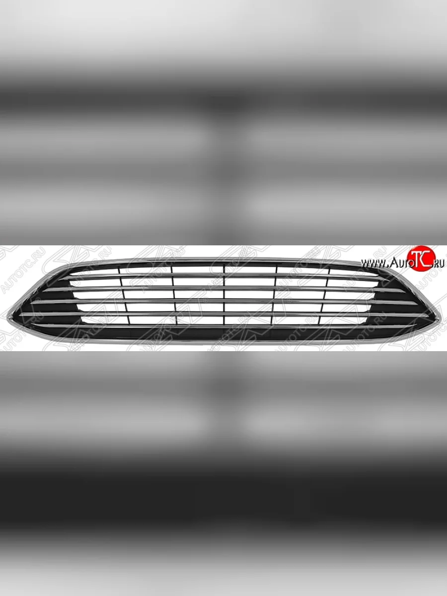 Решётка радиатора SAT (с хром молдингом) Ford Focus 3 хэтчбэк рестайлинг (2014-2019)  в Керчи Республика Крым