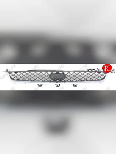 Решётка радиатора SAT (хром, черная) Ford Fiesta 5 хэтчбэк 5 дв. рестайлинг (2005-2008)