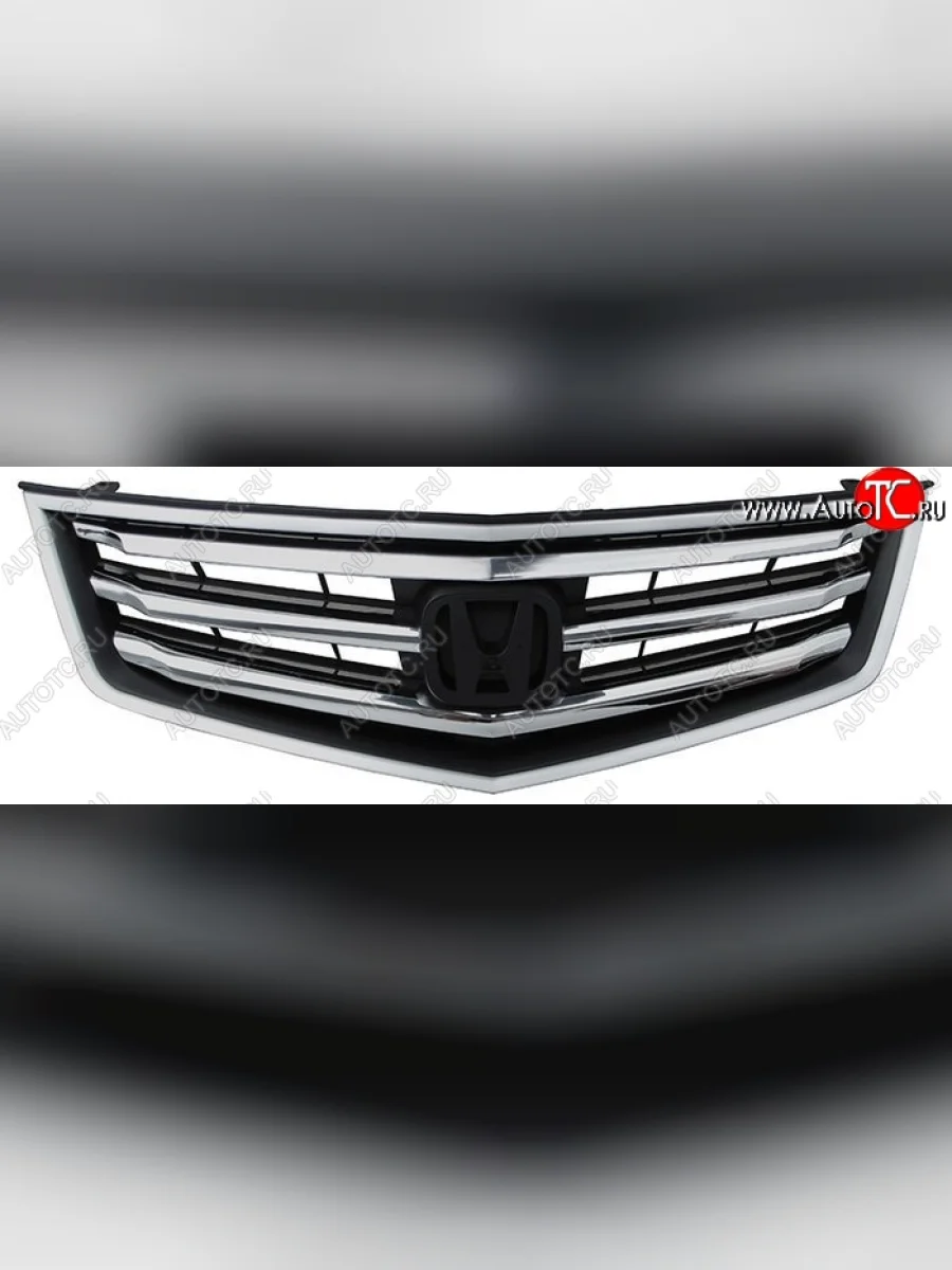 Решётка радиатора SAT (хром) Honda Accord 8 CU седан дорестайлинг (2008-2011)  в Керчи Республика Крым