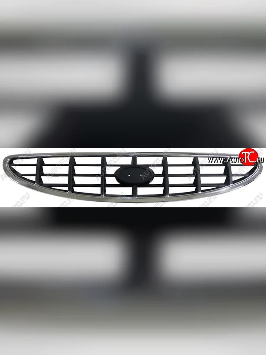 Решётка радиатора SAT Hyundai Accent 2 LC седан дорестайлинг (ТагАЗ) (1999-2012) (Неокрашенная)  в Перми Пермском крае