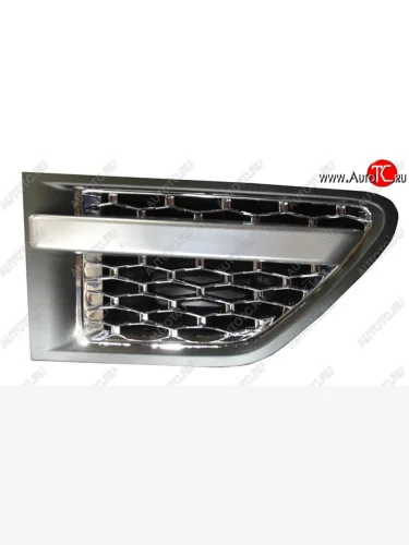 Вставка в переднее левое крыло SAT (хром) Land Rover Range Rover Sport  1 L320 (2009-2013) рестайлинг