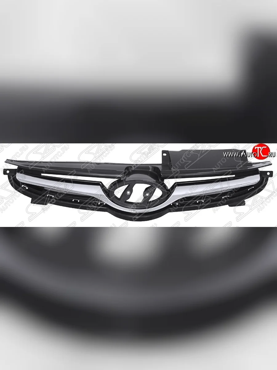 Решётка радиатора SAT Hyundai Elantra MD рестайлинг (2013-2016) (Неокрашенная)  в Керчи Республика Крым