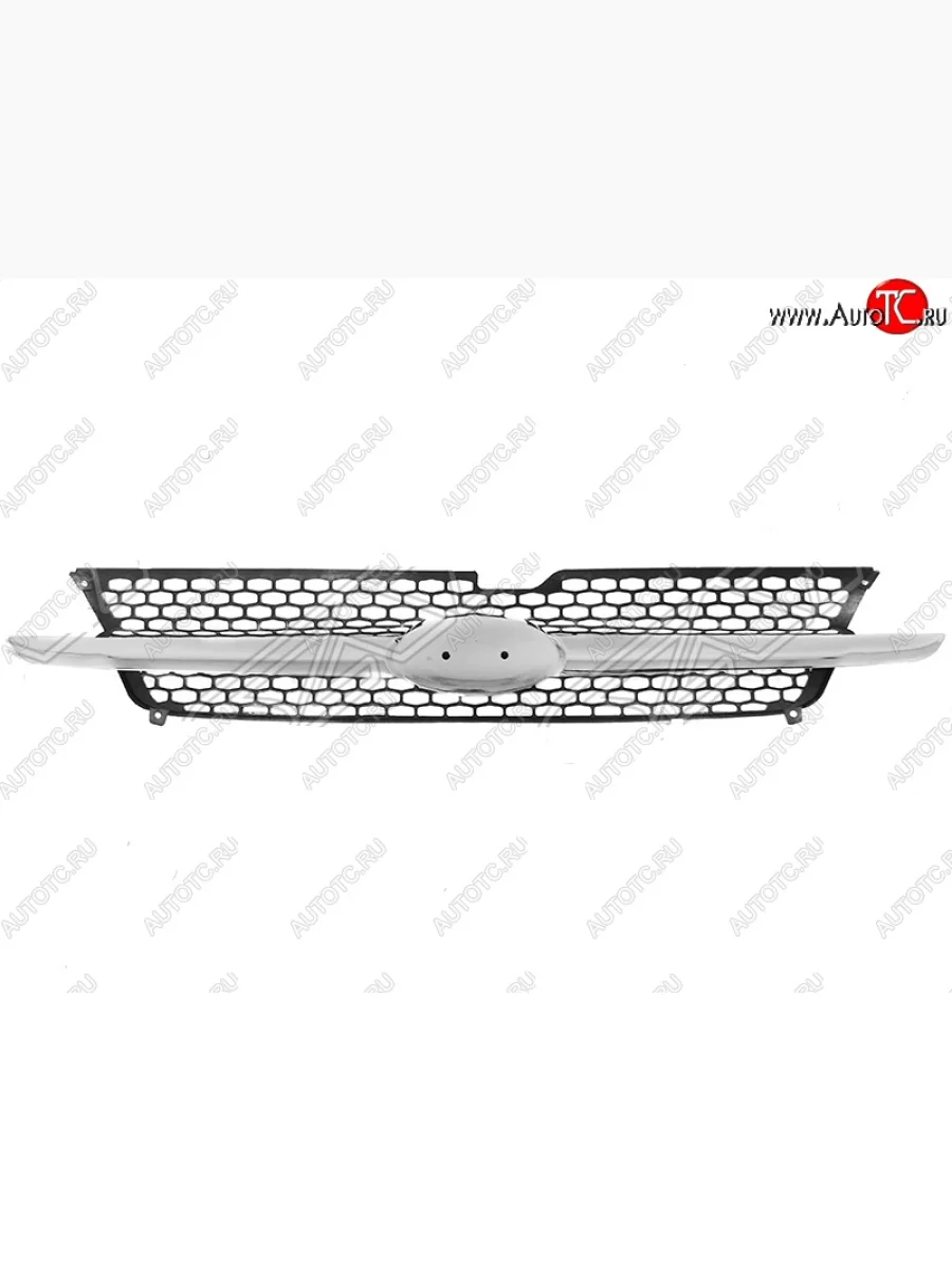 Решётка радиатора SAT (в сборе с хром. молдингом) Hyundai Getz TB хэтчбэк 5 дв. дорестайлинг (2002-2005) (Неокрашенная)  в Керчи Республика Крым