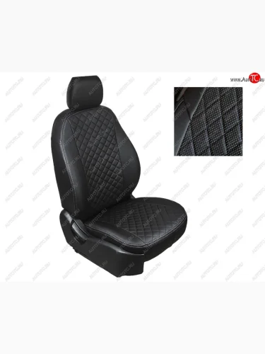 Чехлы Seintex (экокожа/ромб) Volkswagen Tiguan  NF (2011-2017) рестайлинг