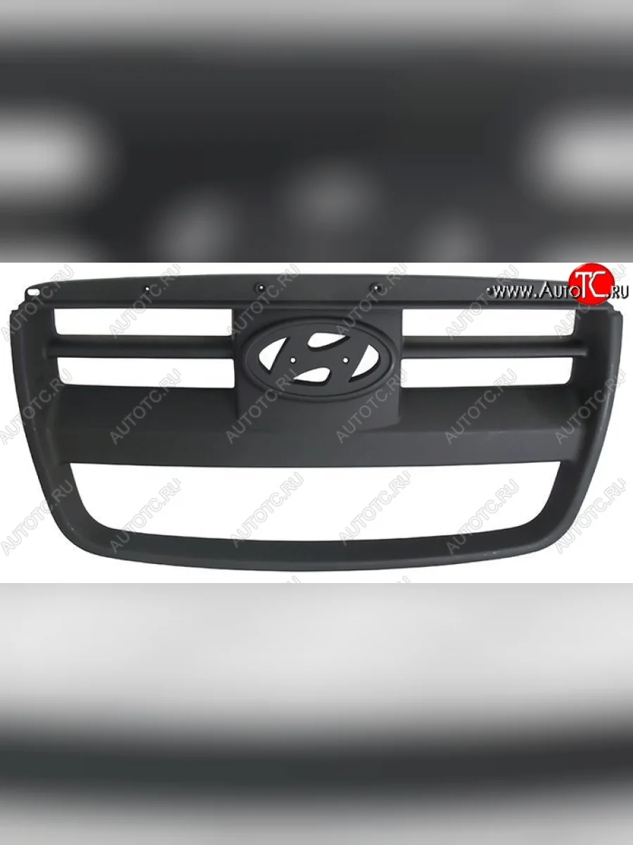 Решётка радиатора SAT Hyundai Starex/H1 A1 рестайлинг (2004-2007) (Неокрашенная)  в Самаре Самарской области