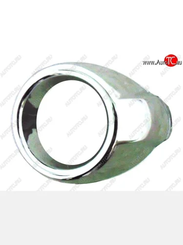 Левая оправа противотуманной фары SAT (хром) Ford Focus 3 хэтчбэк дорестайлинг (2010-2015)