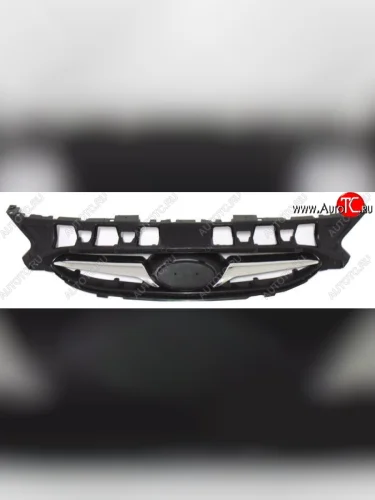 Решётка радиатора SAT (в сборе с молдингом) Hyundai Solaris RBr седан дорестайлинг (2010-2014)