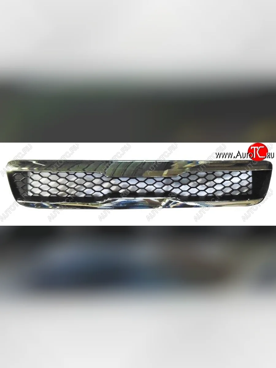 Решётка радиатора SAT (хром молдинг) KIA Soul AM дорестайлинг (2008-2011) (Неокрашенная)  в Самаре Самарской области