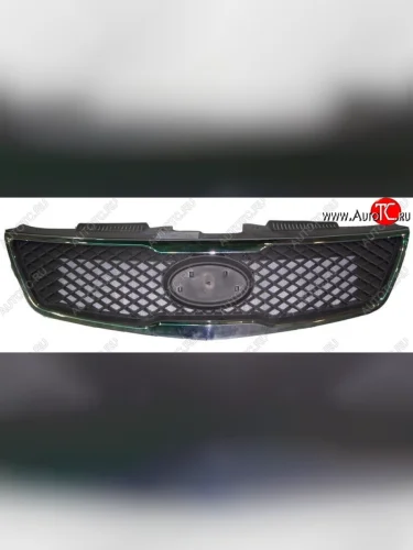 Решётка радиатора SAT (хром молдинг) KIA Forte 1 TD хэтчбек 5 дв. (2008-2013)