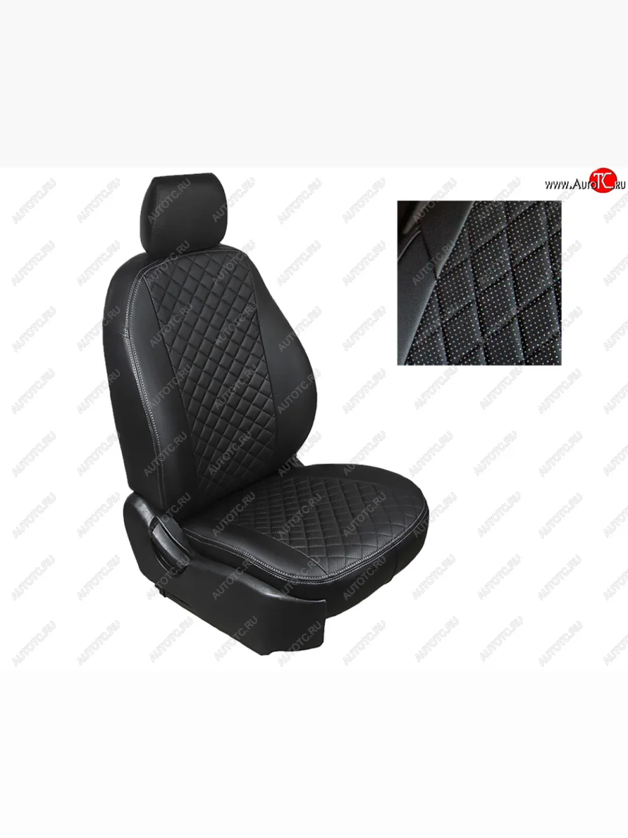 Чехлы Seintex (экокожа/ромб) Toyota RAV4 XA40 5 дв. дорестайлинг (2012-2015)  в Воронеже Воронежской области