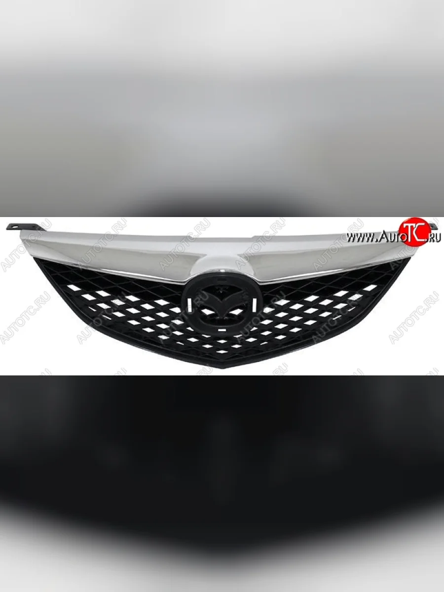 Решётка радиатора SAT Mazda Atenza GG универсал дорестайлинг (2002-2005) (Неокрашенная)  в Перми Пермском крае