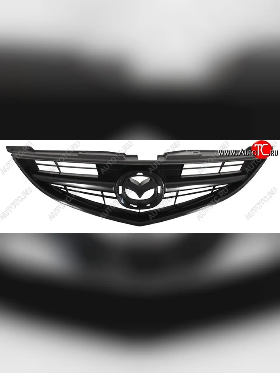 Решётка радиатора SAT (SPORT) Mazda 6 GH дорестайлинг лифтбэк (2007-2010) (Неокрашенная)  в Перми Пермском крае