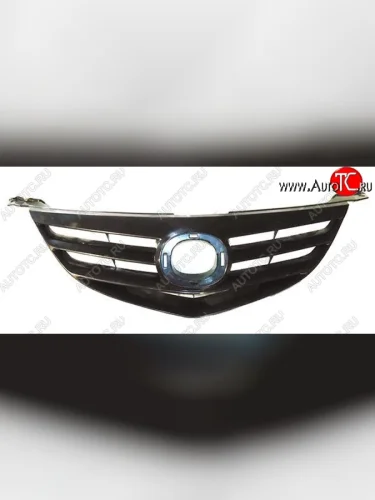 Решётка радиатора SAT (SPORT, горизонтальные полосы) Mazda 3/Axela BK дорестайлинг седан (2003-2006)