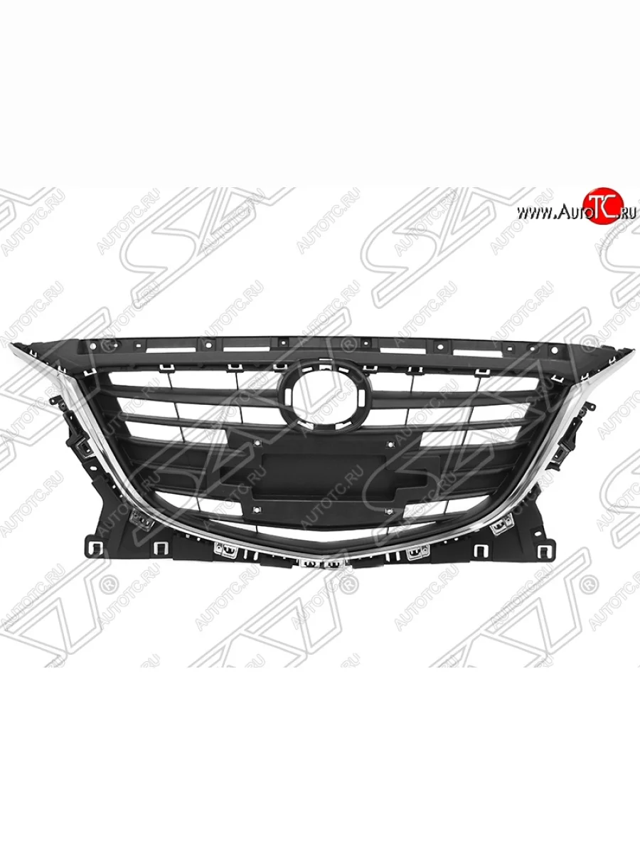 Решётка радиатора SAT (в сборе, пр-во Тайвань)  Mazda 3/Axela (2013-2016) BM (Неокрашенная)  в Керчи Республика Крым