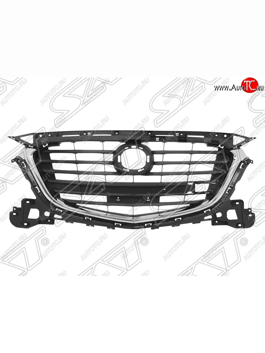 Решётка радиатора SAT Mazda 3/Axela BM дорестайлинг, хэтчбэк (2013-2016) (Неокрашенная)  в Керчи Республика Крым