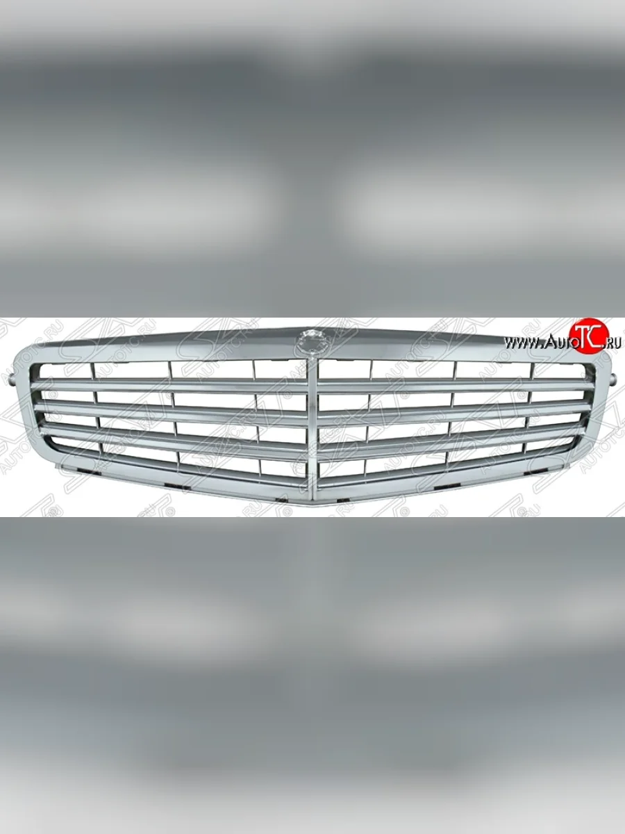Решётка радиатора SAT (эмблема на капоте) Mercedes-Benz C-Class W204 дорестайлинг седан (2007-2011) (Неокрашенная)  в Самаре Самарской области