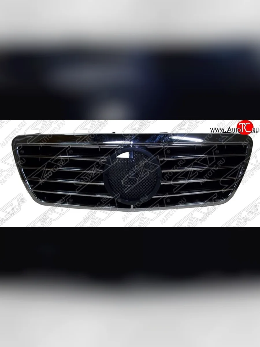Решётка радиатора SAT (под эмблему) Mercedes-Benz E-Class W210 дорестайлинг универсал (1996-1999) (Неокрашенная)  в Керчи Республика Крым