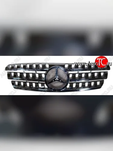Решётка радиатора SAT (хром) Mercedes-Benz ML class W163 рестайлинг (2001-2005)