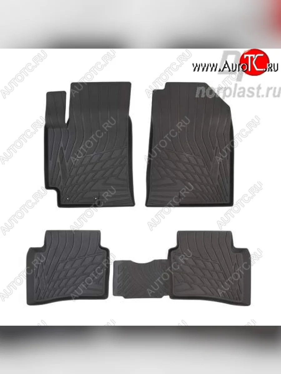 Коврики салонные литьевые Norplast Hyundai Solaris HCR седан дорестайлинг (2017-2020)  в Перми Пермском крае