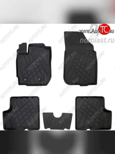 Коврики салонные литьевые Norplast Renault Duster HS рестайлинг (2015-2021)
