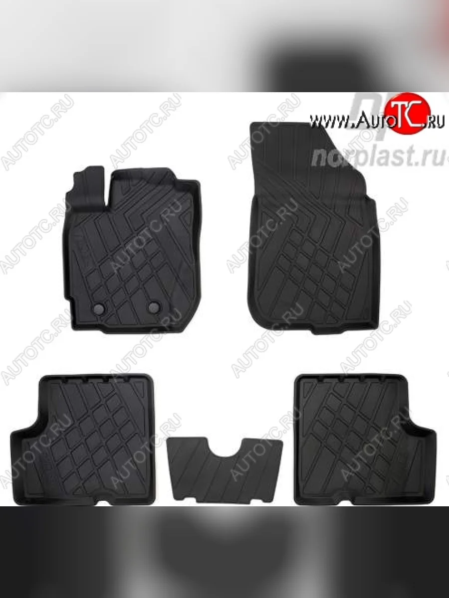 Коврики салонные литьевые Norplast Renault Duster HS рестайлинг (2015-2021)  в Перми Пермском крае