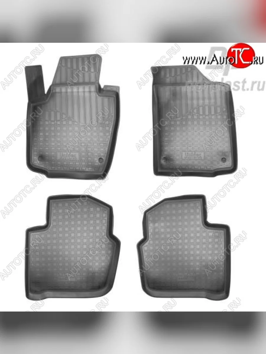 Коврики салонные литьевые Norplast Skoda Rapid NH3 дорестайлинг лифтбэк (2012-2017)  в Керчи Республика Крым