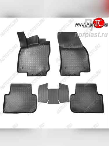 Коврики салонные литьевые Norplast Volkswagen Tiguan Mk2 дорестайлинг (2016-2020)