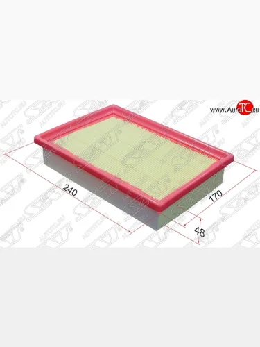 Фильтр воздушный двигателя SAT Chevrolet Aveo ( T250,  T300) (2006-2015) седан рестайлинг, седан, хэтчбек