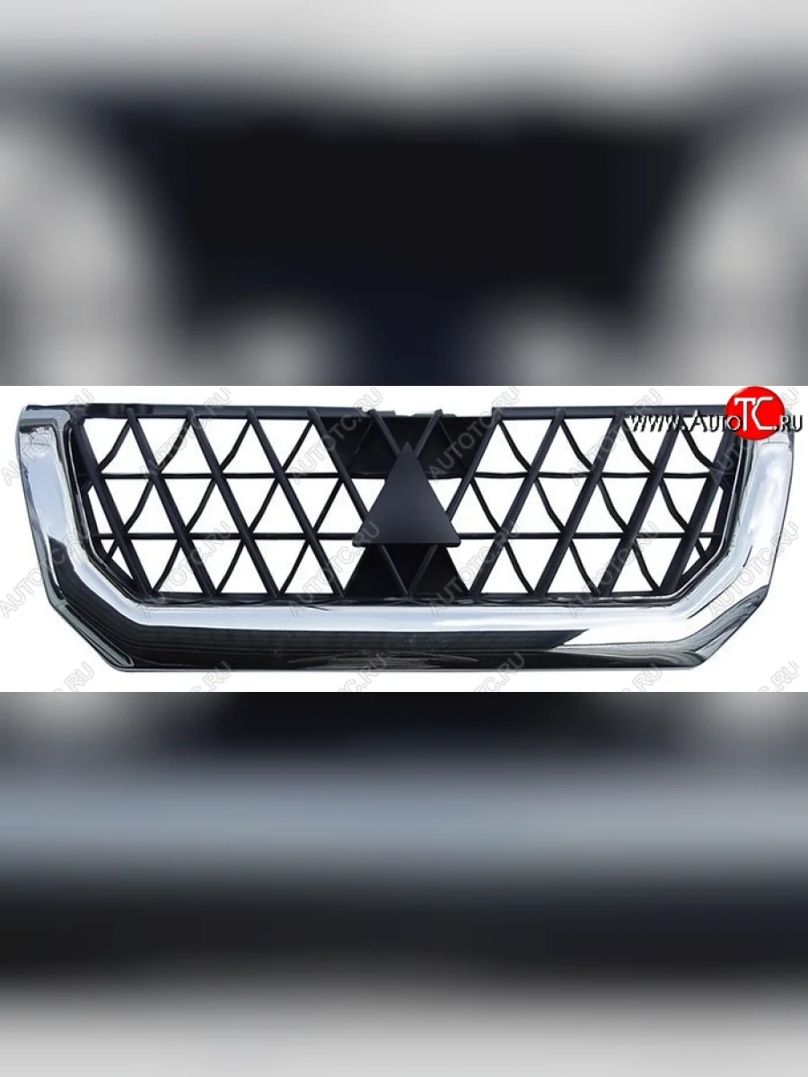 Решётка радиатора SAT (хромированная) Mitsubishi Pajero Sport PA дорестайлинг (1996-2004)  в Керчи Республика Крым