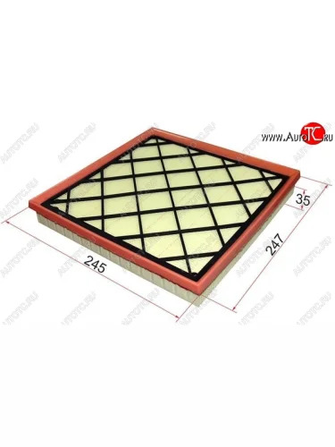 Фильтр воздушный двигателя SAT (245х247х35) Chevrolet Cruze ( J300,  J305,  J308) (2009-2015), Opel Astra  J (2009-2017)