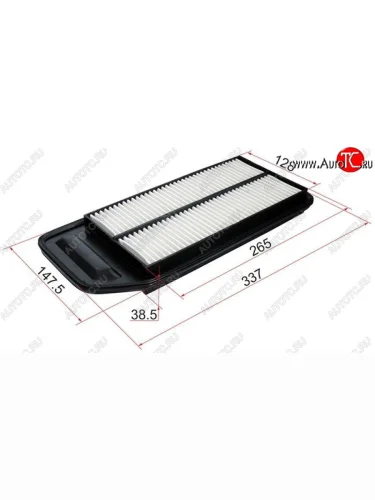 Фильтр воздушный двигателя SAT Honda Accord ( 7 CL,  7 CM) (2002-2008) седан дорестайлинг, универсал дорестайлинг, седан рестайлинг, универсал рестайлинг