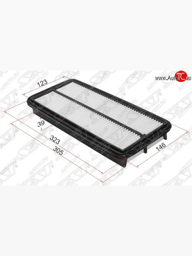 Фильтр воздушный двигателя SAT (3.0/3.5) Honda Accord ( 7 CL,  7 CM) - Inspire  4