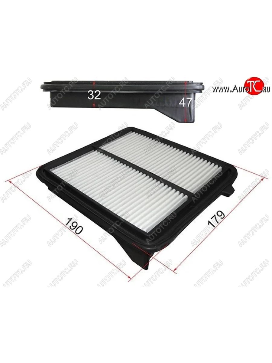 Фильтр воздушный двигателя SAT (HYBRID)  Honda CR-V (2007-2010) RE1,RE2,RE3,RE4,RE5,RE7  в Керчи Республика Крым