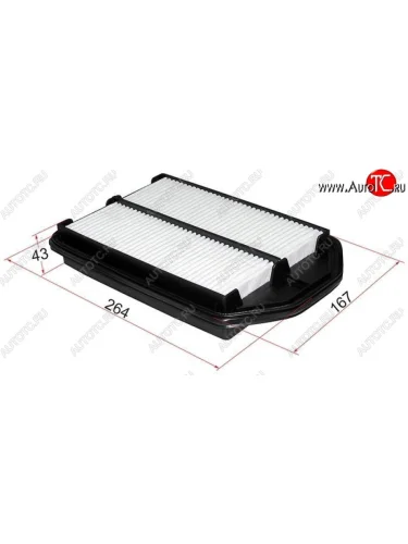 Фильтр воздушный двигателя SAT Honda CR-V  RE1,RE2,RE3,RE4,RE5,RE7 (2007-2012) дорестайлинг, рестайлинг