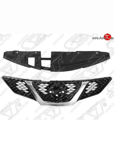 Решётка радиатора SAT Nissan Qashqai 2 J11 дорестайлинг (2013-2019)