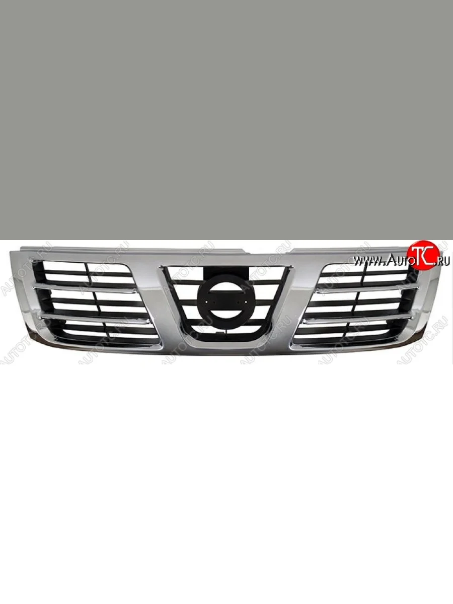 Решётка радиатора SAT Nissan Patrol 5 Y61 2-ой рестайлинг (2004-2010) (Неокрашенная)  в Перми Пермском крае