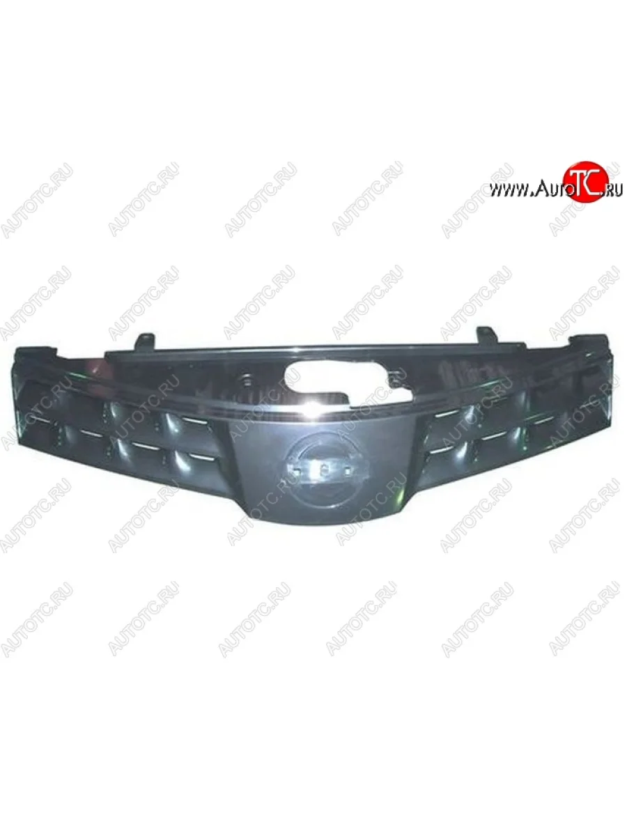 Решётка радиатора SAT (левый руль) Nissan Note 1 E11 рестайлинг (2008-2013) (Неокрашенная)  в Керчи Республика Крым