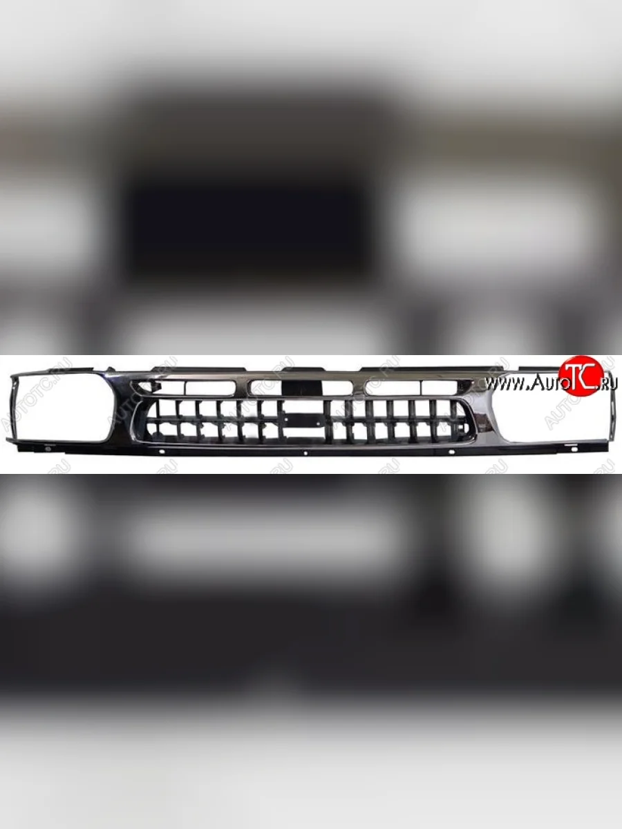 Решётка радиатора SAT Nissan Pathfinder R50 дорестайлинг (1995-1999) (серая с хромом)  в Керчи Республика Крым