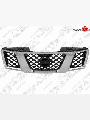 Решётка радиатора SAT (хром) Nissan Pathfinder R51 дорестайлинг (2004-2007)